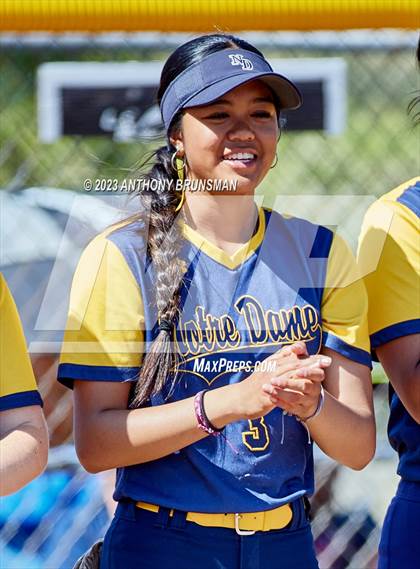 Thumbnail 3 in Notre Dame @ East Nicolaus (CIF NorCal D2 Semi-final) photogallery.