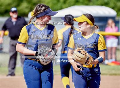 Thumbnail 1 in Notre Dame @ East Nicolaus (CIF NorCal D2 Semi-final) photogallery.