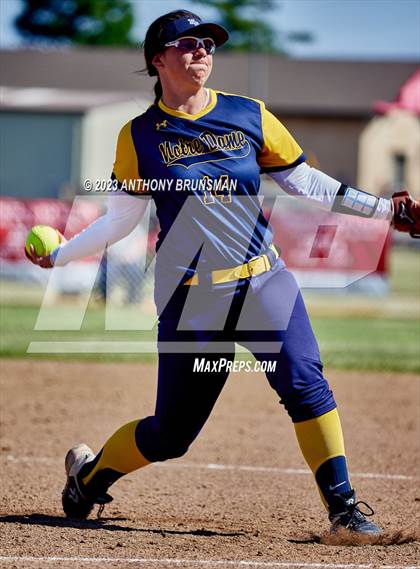 Thumbnail 3 in Notre Dame @ East Nicolaus (CIF NorCal D2 Semi-final) photogallery.