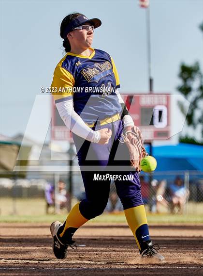 Thumbnail 2 in Notre Dame @ East Nicolaus (CIF NorCal D2 Semi-final) photogallery.