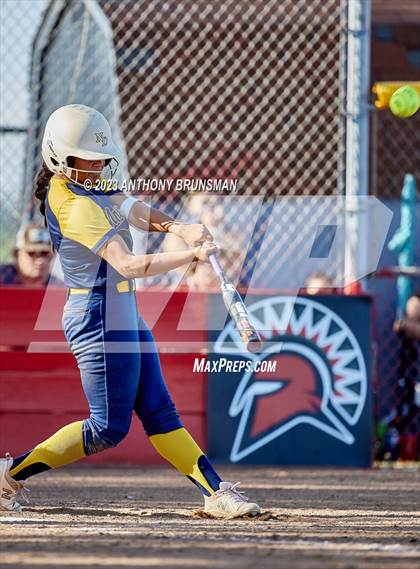 Thumbnail 2 in Notre Dame @ East Nicolaus (CIF NorCal D2 Semi-final) photogallery.