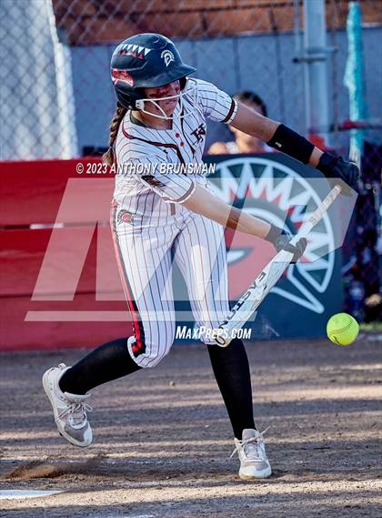 Thumbnail 2 in Notre Dame @ East Nicolaus (CIF NorCal D2 Semi-final) photogallery.