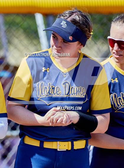 Thumbnail 3 in Notre Dame @ East Nicolaus (CIF NorCal D2 Semi-final) photogallery.