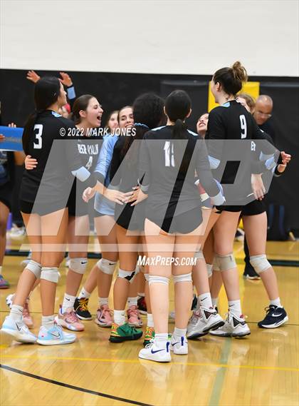 Thumbnail 3 in Deer Valley vs. Paradise Valley  (Goldwater Volleyball Festival Tournament - Gold Division) - Semifinal photogallery.