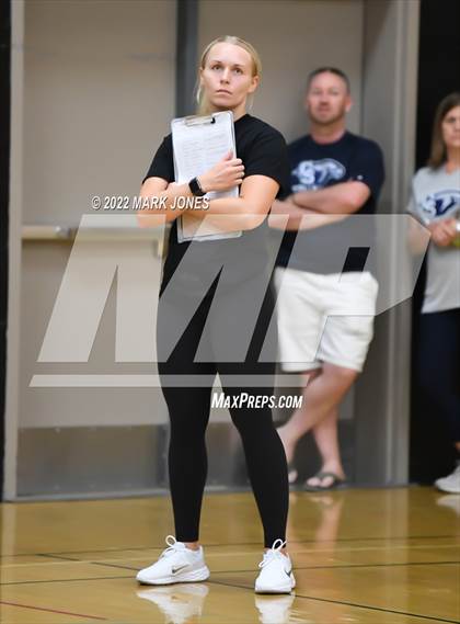 Thumbnail 1 in Deer Valley vs. Paradise Valley  (Goldwater Volleyball Festival Tournament - Gold Division) - Semifinal photogallery.