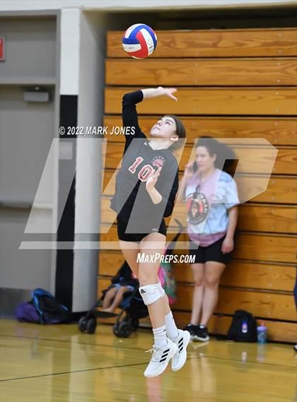 Thumbnail 2 in Deer Valley vs. Paradise Valley  (Goldwater Volleyball Festival Tournament - Gold Division) - Semifinal photogallery.