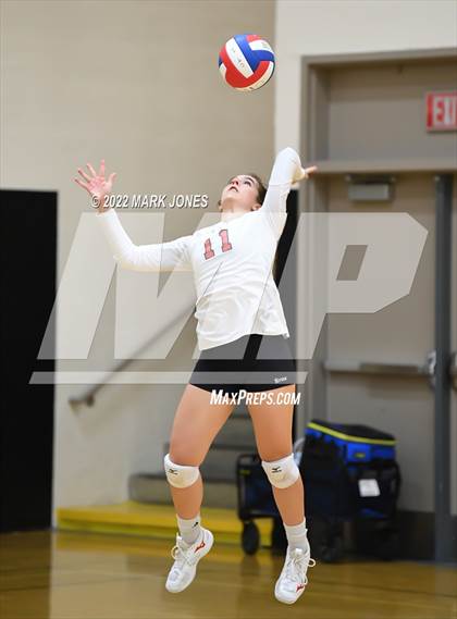 Thumbnail 2 in Deer Valley vs. Paradise Valley  (Goldwater Volleyball Festival Tournament - Gold Division) - Semifinal photogallery.