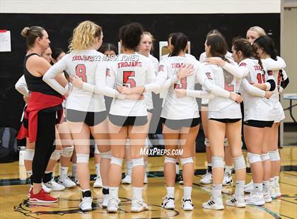 Thumbnail 1 in Deer Valley vs. Paradise Valley  (Goldwater Volleyball Festival Tournament - Gold Division) - Semifinal photogallery.