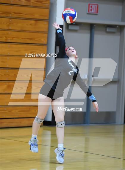Thumbnail 2 in Deer Valley vs. Paradise Valley  (Goldwater Volleyball Festival Tournament - Gold Division) - Semifinal photogallery.