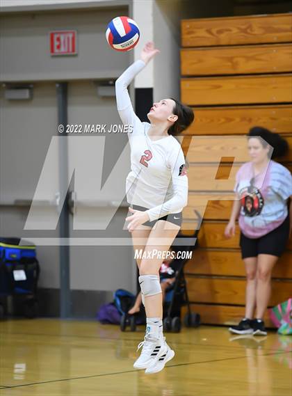 Thumbnail 2 in Deer Valley vs. Paradise Valley  (Goldwater Volleyball Festival Tournament - Gold Division) - Semifinal photogallery.