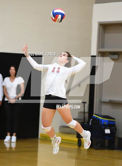 Thumbnail 3 in Deer Valley vs. Paradise Valley  (Goldwater Volleyball Festival Tournament - Gold Division) - Semifinal photogallery.