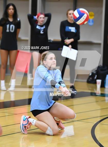 Thumbnail 1 in Deer Valley vs. Paradise Valley  (Goldwater Volleyball Festival Tournament - Gold Division) - Semifinal photogallery.