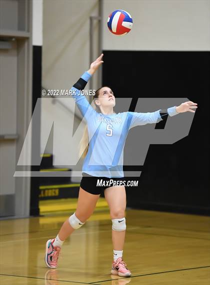 Thumbnail 2 in Deer Valley vs. Paradise Valley  (Goldwater Volleyball Festival Tournament - Gold Division) - Semifinal photogallery.