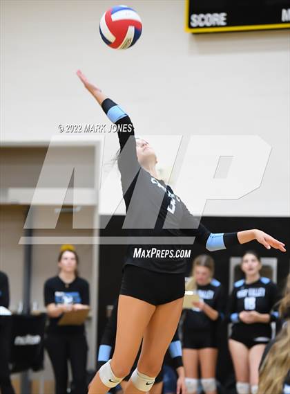 Thumbnail 2 in Deer Valley vs. Paradise Valley  (Goldwater Volleyball Festival Tournament - Gold Division) - Semifinal photogallery.
