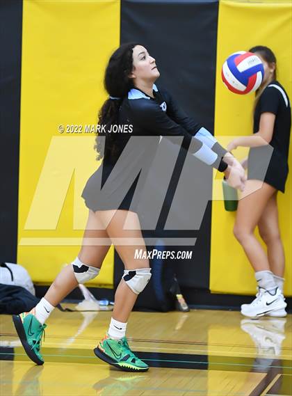 Thumbnail 1 in Deer Valley vs. Paradise Valley  (Goldwater Volleyball Festival Tournament - Gold Division) - Semifinal photogallery.