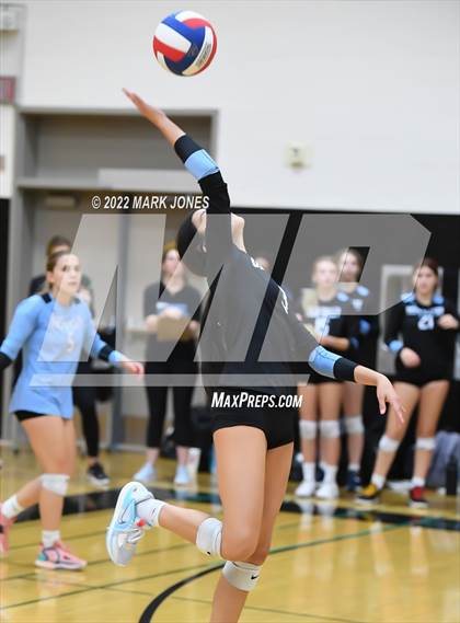 Thumbnail 2 in Deer Valley vs. Paradise Valley  (Goldwater Volleyball Festival Tournament - Gold Division) - Semifinal photogallery.
