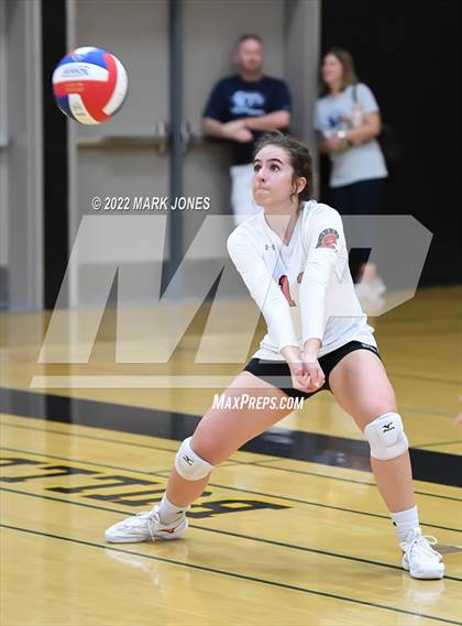 Thumbnail 2 in Deer Valley vs. Paradise Valley  (Goldwater Volleyball Festival Tournament - Gold Division) - Semifinal photogallery.