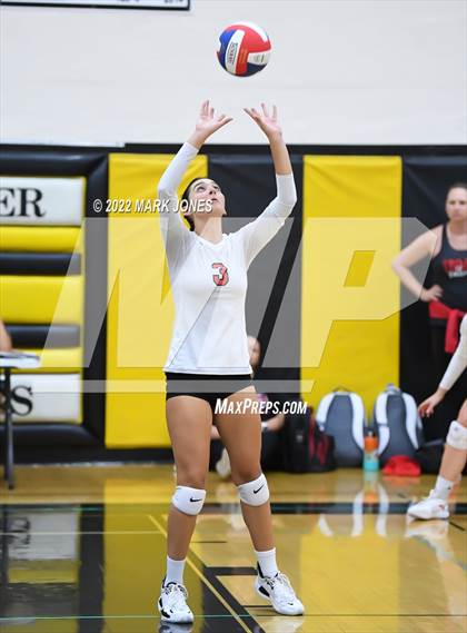Thumbnail 2 in Deer Valley vs. Paradise Valley  (Goldwater Volleyball Festival Tournament - Gold Division) - Semifinal photogallery.