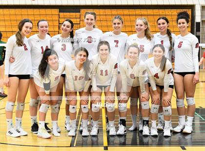 Thumbnail 1 in Deer Valley vs. Paradise Valley  (Goldwater Volleyball Festival Tournament - Gold Division) - Semifinal photogallery.
