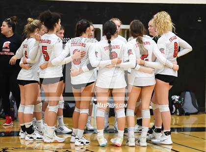 Thumbnail 1 in Deer Valley vs. Paradise Valley  (Goldwater Volleyball Festival Tournament - Gold Division) - Semifinal photogallery.