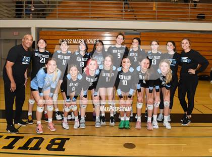 Thumbnail 3 in Deer Valley vs. Paradise Valley  (Goldwater Volleyball Festival Tournament - Gold Division) - Semifinal photogallery.