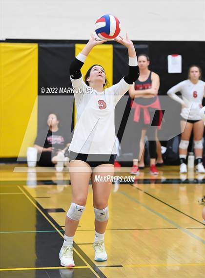 Thumbnail 3 in Deer Valley vs. Paradise Valley  (Goldwater Volleyball Festival Tournament - Gold Division) - Semifinal photogallery.