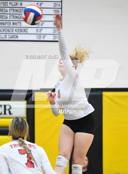 Thumbnail 3 in Deer Valley vs. Paradise Valley  (Goldwater Volleyball Festival Tournament - Gold Division) - Semifinal photogallery.