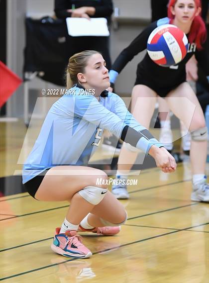 Thumbnail 2 in Deer Valley vs. Paradise Valley  (Goldwater Volleyball Festival Tournament - Gold Division) - Semifinal photogallery.