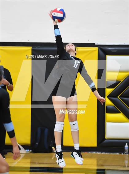 Thumbnail 1 in Deer Valley vs. Paradise Valley  (Goldwater Volleyball Festival Tournament - Gold Division) - Semifinal photogallery.