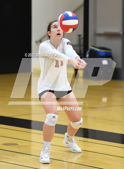 Thumbnail 1 in Deer Valley vs. Paradise Valley  (Goldwater Volleyball Festival Tournament - Gold Division) - Semifinal photogallery.