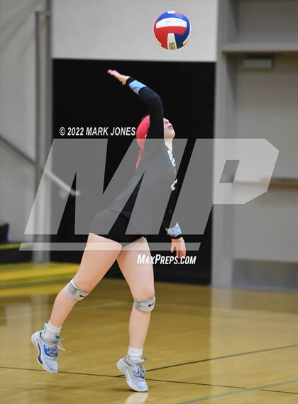 Thumbnail 1 in Deer Valley vs. Paradise Valley  (Goldwater Volleyball Festival Tournament - Gold Division) - Semifinal photogallery.