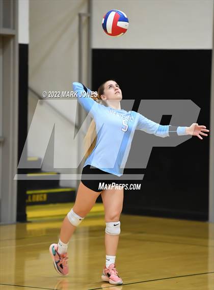 Thumbnail 3 in Deer Valley vs. Paradise Valley  (Goldwater Volleyball Festival Tournament - Gold Division) - Semifinal photogallery.