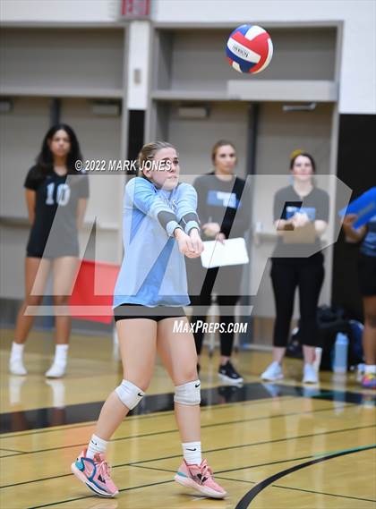Thumbnail 2 in Deer Valley vs. Paradise Valley  (Goldwater Volleyball Festival Tournament - Gold Division) - Semifinal photogallery.