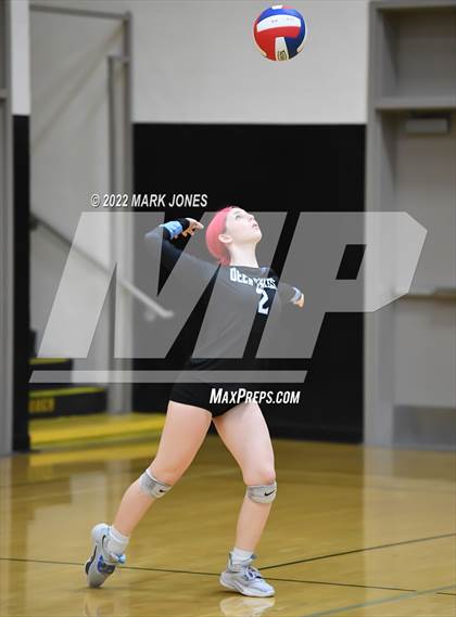 Thumbnail 3 in Deer Valley vs. Paradise Valley  (Goldwater Volleyball Festival Tournament - Gold Division) - Semifinal photogallery.