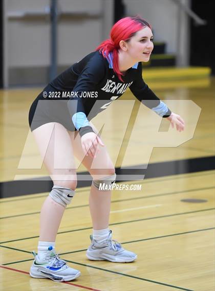 Thumbnail 3 in Deer Valley vs. Paradise Valley  (Goldwater Volleyball Festival Tournament - Gold Division) - Semifinal photogallery.
