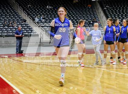 Thumbnail 1 in Windthorst vs. Crawford (UIL 2A Volleyball Semi-Final) photogallery.