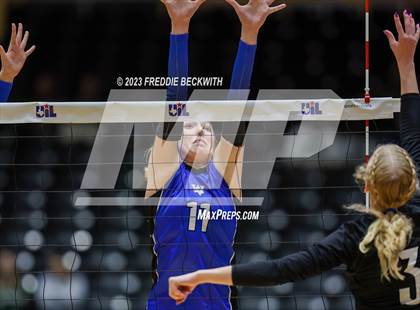 Thumbnail 3 in Windthorst vs. Crawford (UIL 2A Volleyball Semi-Final) photogallery.