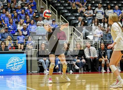 Thumbnail 2 in Windthorst vs. Crawford (UIL 2A Volleyball Semi-Final) photogallery.