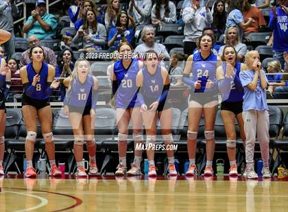 Thumbnail 2 in Windthorst vs. Crawford (UIL 2A Volleyball Semi-Final) photogallery.