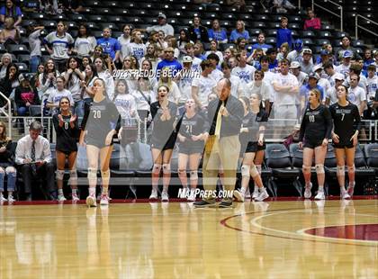 Thumbnail 1 in Windthorst vs. Crawford (UIL 2A Volleyball Semi-Final) photogallery.