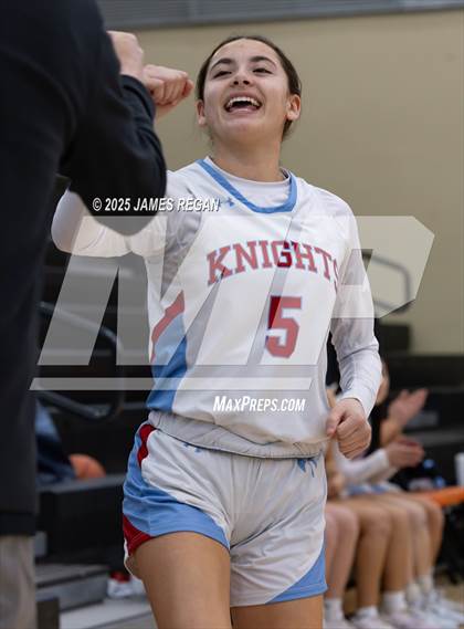 Thumbnail 1 in Hillsdale vs. Westmont (CIF CCS D2 Girls Basketball Quarterfinal) photogallery.