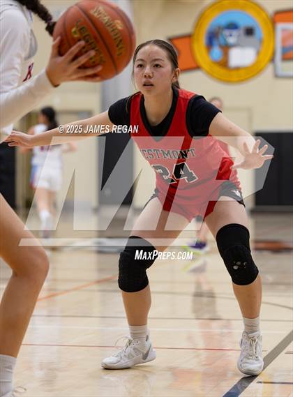 Thumbnail 1 in Hillsdale vs. Westmont (CIF CCS D2 Girls Basketball Quarterfinal) photogallery.