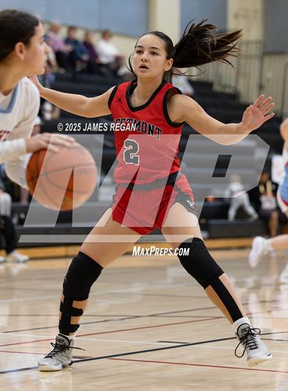 Thumbnail 2 in Hillsdale vs. Westmont (CIF CCS D2 Girls Basketball Quarterfinal) photogallery.