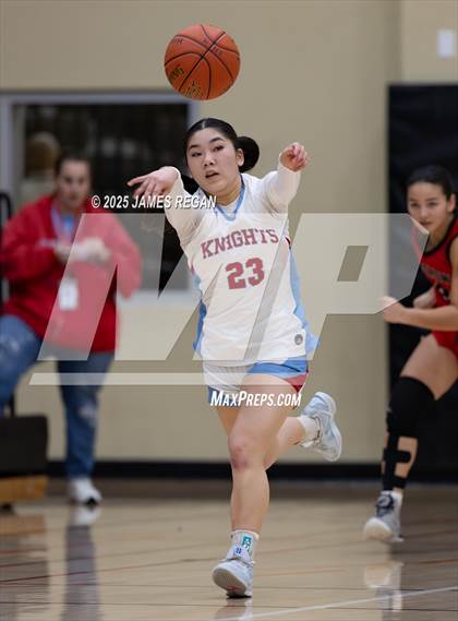 Thumbnail 1 in Hillsdale vs. Westmont (CIF CCS D2 Girls Basketball Quarterfinal) photogallery.