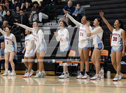 Thumbnail 3 in Hillsdale vs. Westmont (CIF CCS D2 Girls Basketball Quarterfinal) photogallery.