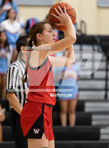 Thumbnail 3 in Hillsdale vs. Westmont (CIF CCS D2 Girls Basketball Quarterfinal) photogallery.