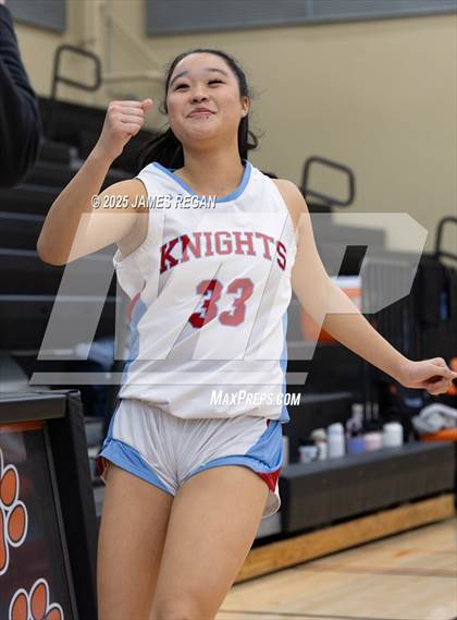 Thumbnail 2 in Hillsdale vs. Westmont (CIF CCS D2 Girls Basketball Quarterfinal) photogallery.