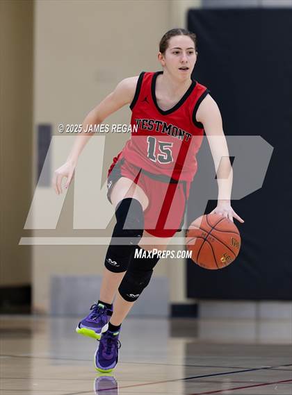 Thumbnail 3 in Hillsdale vs. Westmont (CIF CCS D2 Girls Basketball Quarterfinal) photogallery.