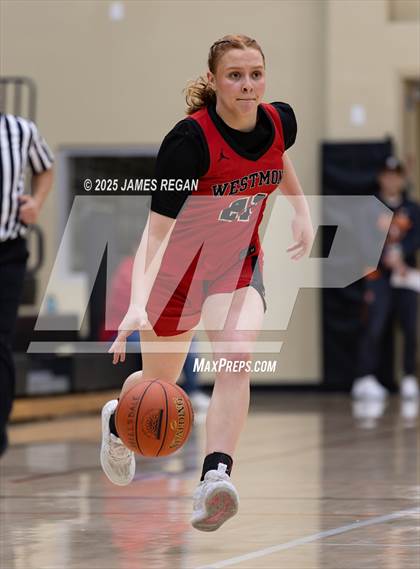 Thumbnail 2 in Hillsdale vs. Westmont (CIF CCS D2 Girls Basketball Quarterfinal) photogallery.