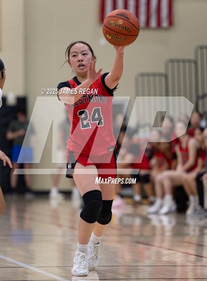 Thumbnail 1 in Hillsdale vs. Westmont (CIF CCS D2 Girls Basketball Quarterfinal) photogallery.